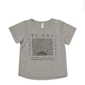 Rylee + Cru Gray 'El Sol' Kids Tee